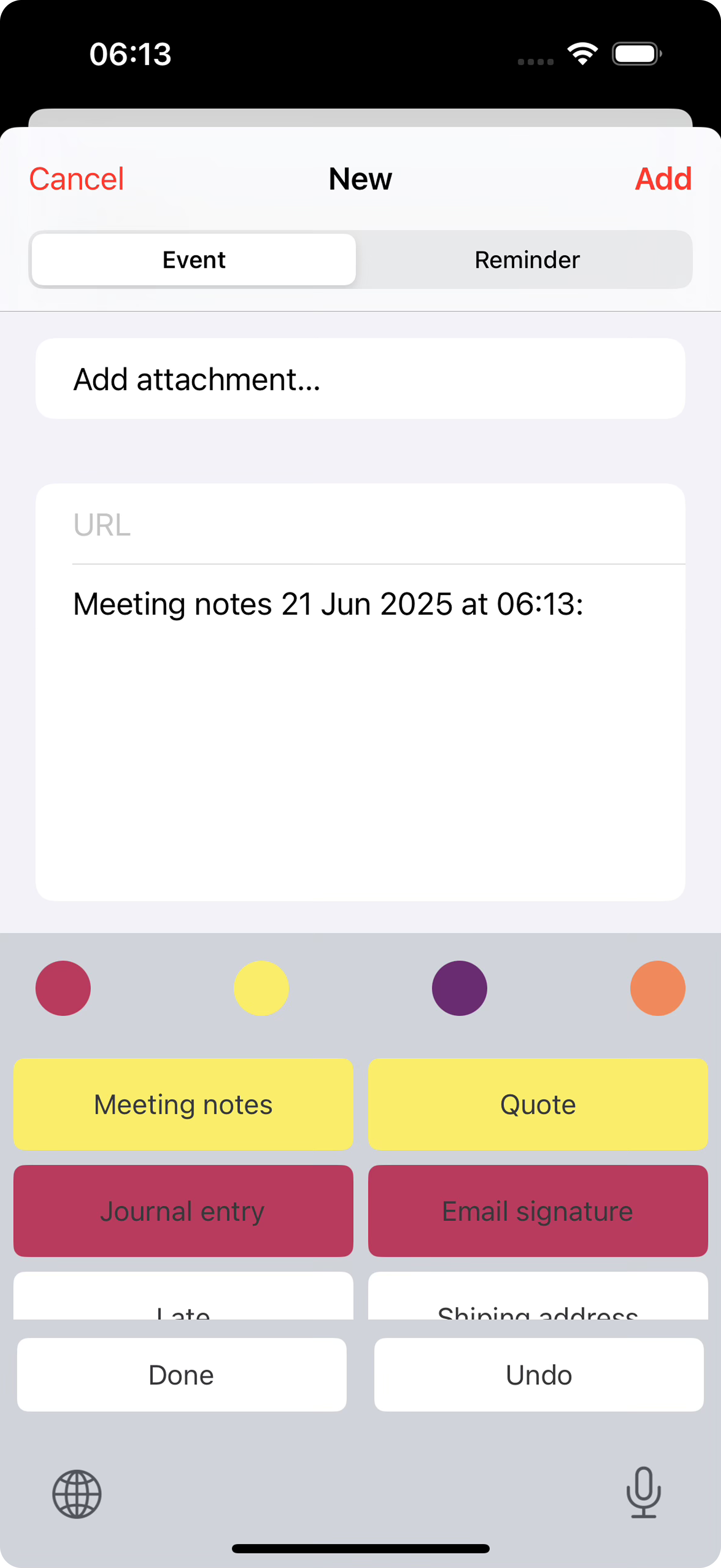 Text Expander Keyboard